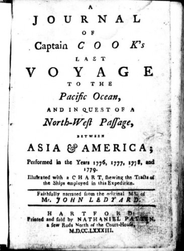 A Journal of Captain Cook’s Last                 Voyage